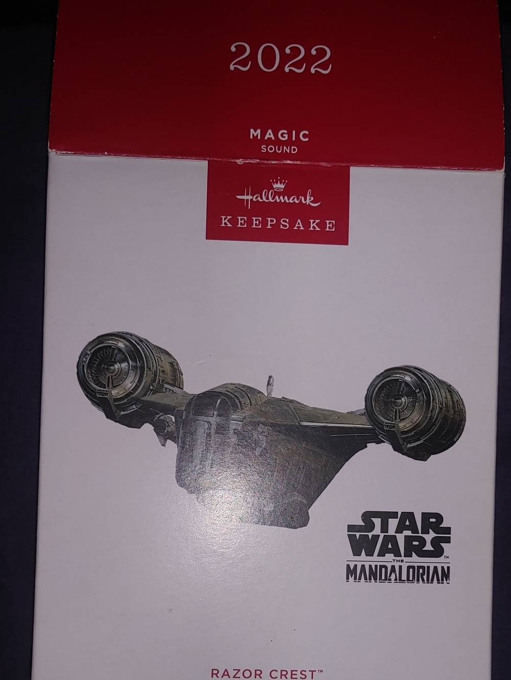 Hallmark Star Wars Razor Crest Ornament - Red and White